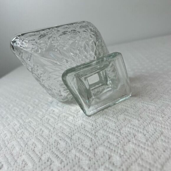 Vintage 1932-37 (Rare) Indiana Glass “Pineapple & Floral” Pedestal Candy Dish - Picture 9 of 9